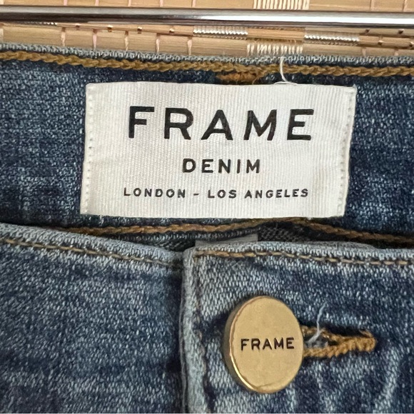 Frame Le High Waist Flare Jeans Size 25 - Picture 3 of 11